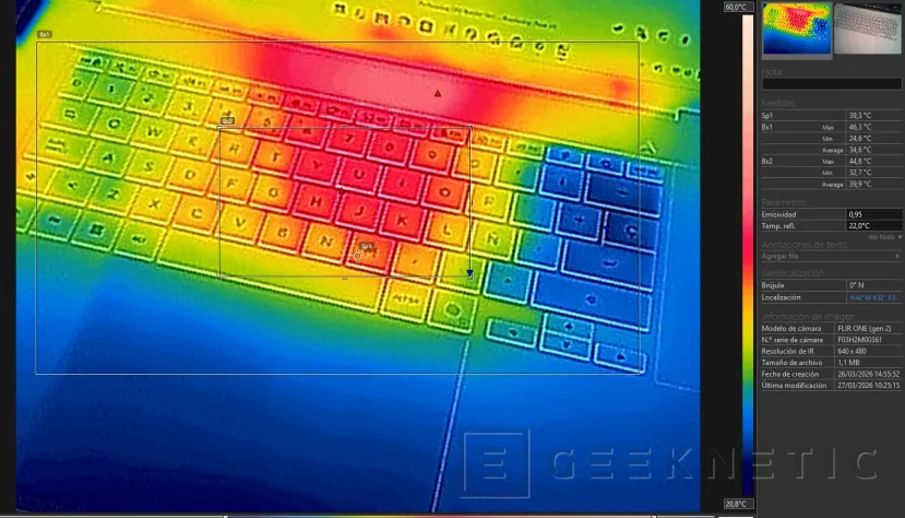 Geeknetic ASUS Zenbook A16 UX3607 Review con Snapdragon X2 Elite Extreme (X2E-94-100) 40