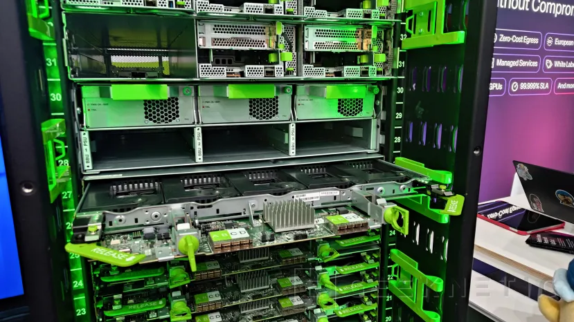 Geeknetic  En CloudFest hemos visto de cerca el Rack OCP de RackRenew y deja clara una idea: el servidor también se está reinventando 1