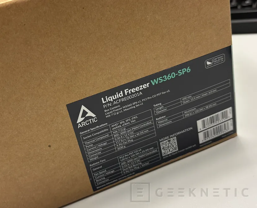 Geeknetic Arctic Liquid Freezer WS360-SP6 Review: una AIO para EPYC y Threadripper que sorprende por precio 1