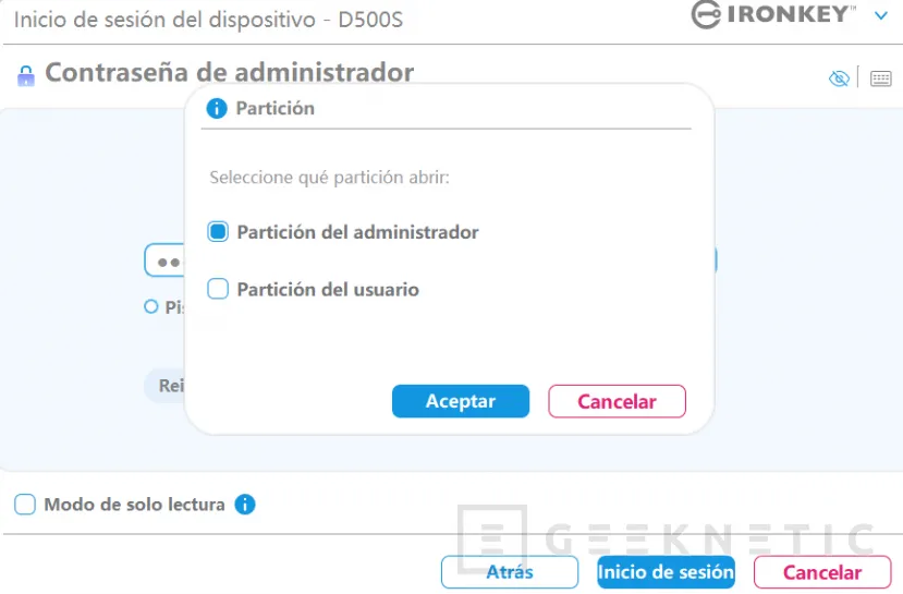 Geeknetic Kingston IronKey D500S 32 GB Review 9