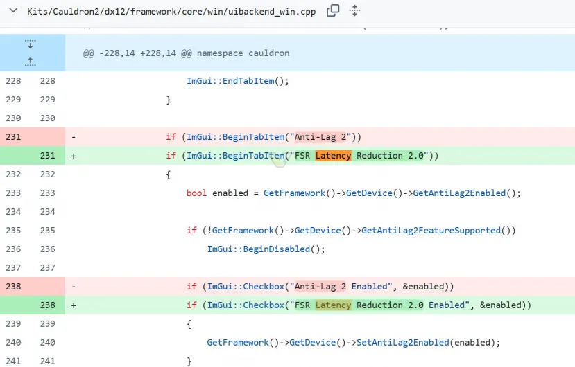 Geeknetic Filtrado: AMD renombrará Anti-Lag 2 como FSR Latency Reduction 2.0 1
