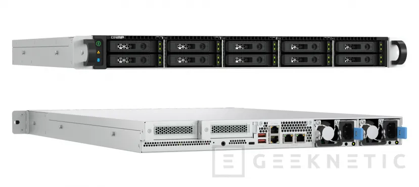 Geeknetic QNAP presenta el TS-h1077AFU, un NAS all flash de 10 bahías para rack 1U con ZFS y red 10GbE de serie 2