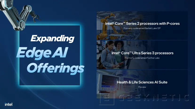 Geeknetic Intel lanza los Core Ultra Series 3 y Core Series 2 con P-Cores para Edge e IA en Embedded World 2026 1
