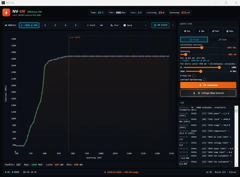 Geeknetic La utilidad NV-UV para Afterburner simplifica el undervolt en las RTX 50 Series 1