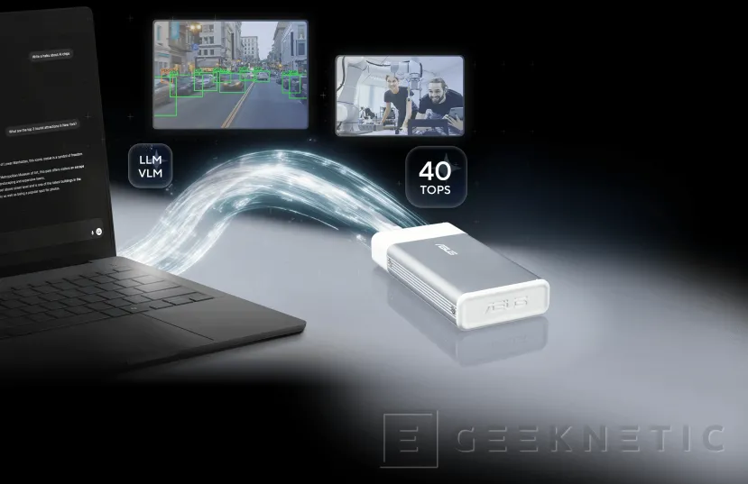 Geeknetic ASUS UGen300: un USB que añade 40 TOPS de potencia para IA a cualquier dispositivo 2