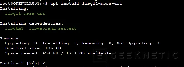 Geeknetic Cómo Instalar OpenClaw en LXC Proxmox con GPU AMD 10