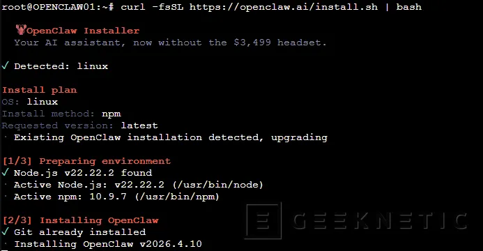 Geeknetic Cómo Instalar OpenClaw en LXC Proxmox con GPU AMD 11