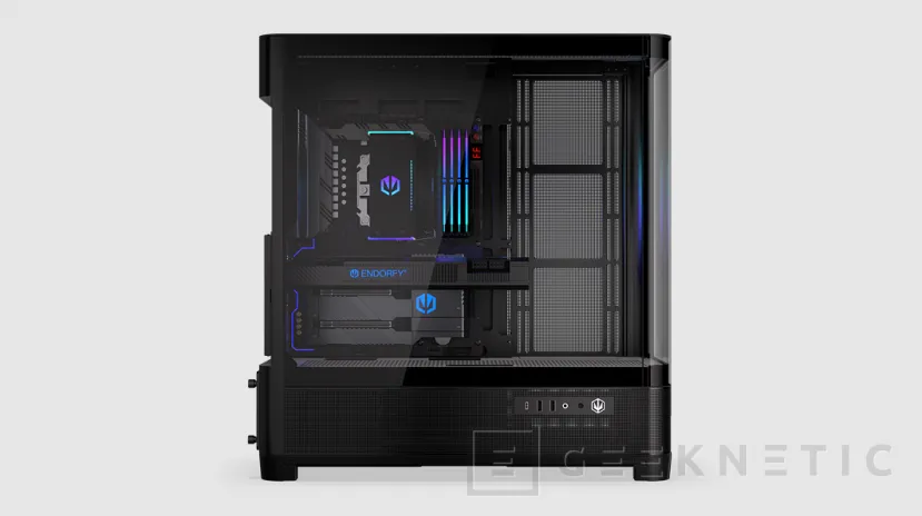Geeknetic Endorfy apuesta por el cristal curvo y los ventiladores Reverse con su nueva serie Aquarius 8000 2
