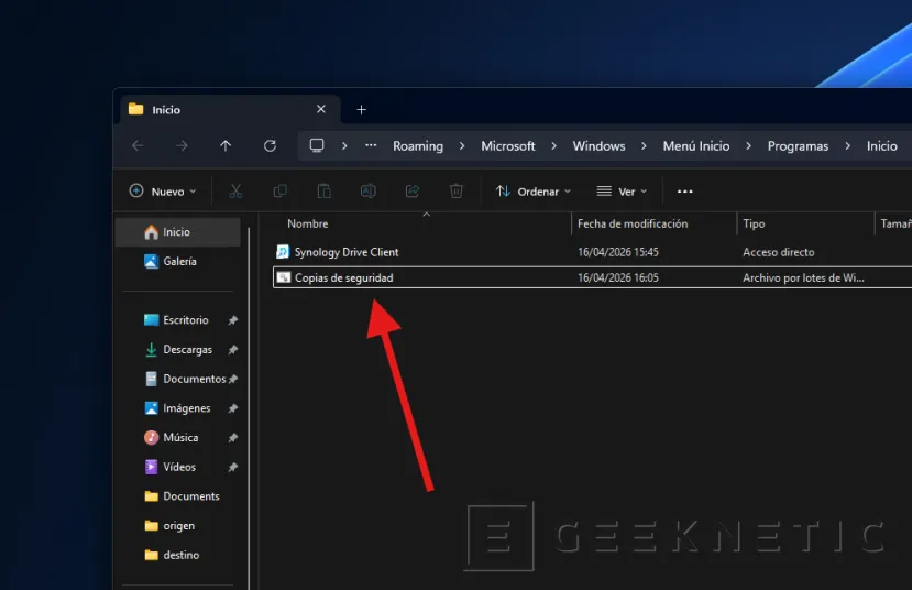 Geeknetic Cómo crear copias de seguridad automatizadas con comandos y sin apps en Windows 11 9