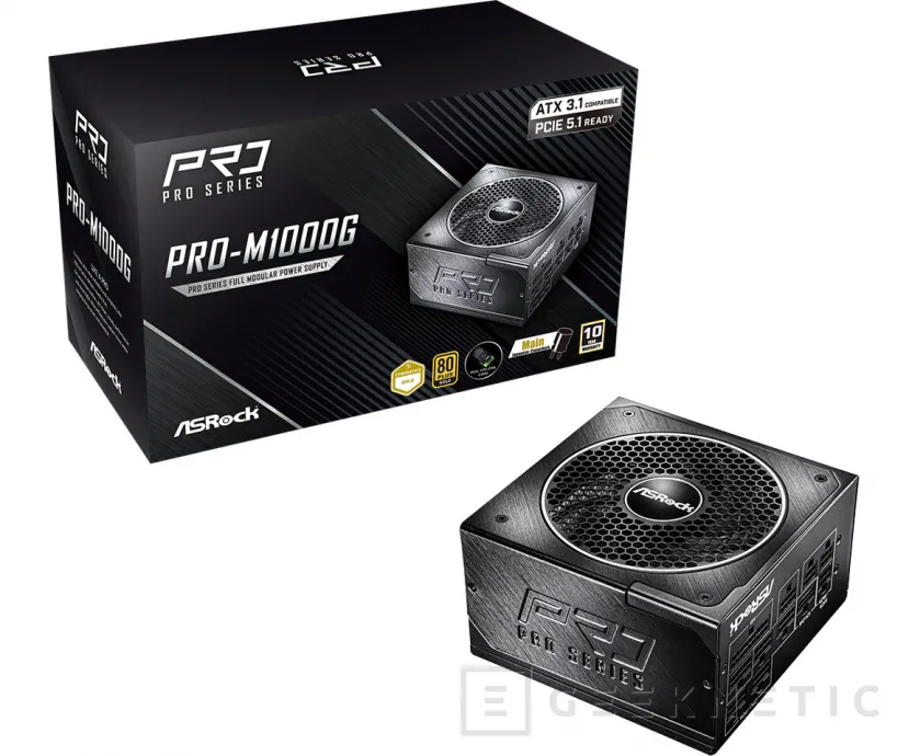 Geeknetic ASRock entra en las fuentes modulares asequibles con su nueva serie Pro 1