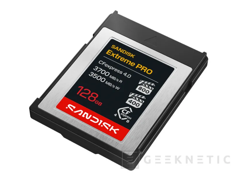 Geeknetic SanDisk renueva su gama profesional de tarjetas CFexpress 4.0 con  hasta 4 TB y 3.700 MB/s para vídeo 12K 1