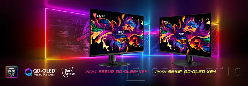 Geeknetic MSI presenta sus nuevos monitores QD-OLED con mayor brillo y negros más profundos 1