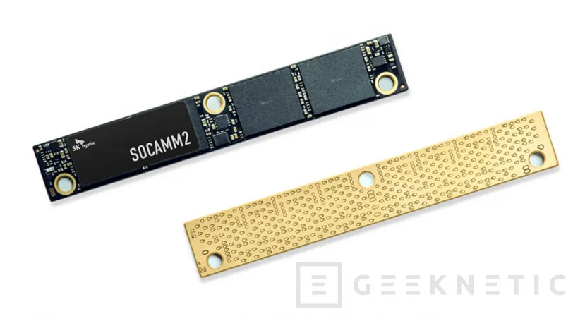 Geeknetic SK Hynix inicia la producción en masa de su memoria SOCAMM2 de 192 GB para IA 2