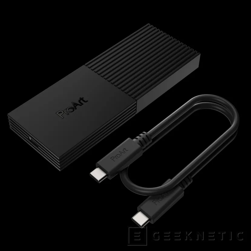 Geeknetic ASUS lanza una caja SSD externa ProArt con refrigeración activa y velocidades de 40 Gbps 1