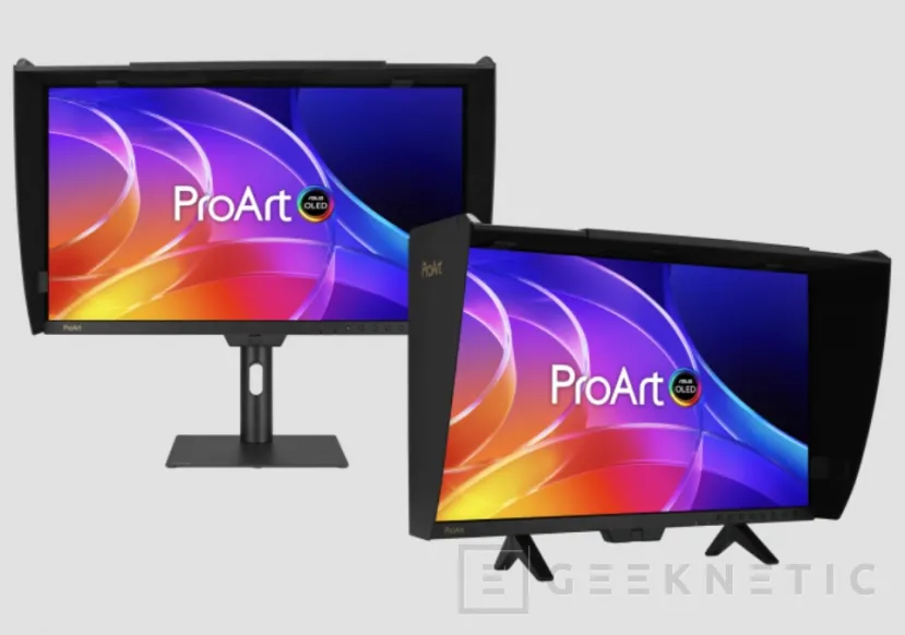 Geeknetic ASUS añade el ProArt PA32USD, un monitor QD-OLED 4K de 240 Hz orientado a creadores 3