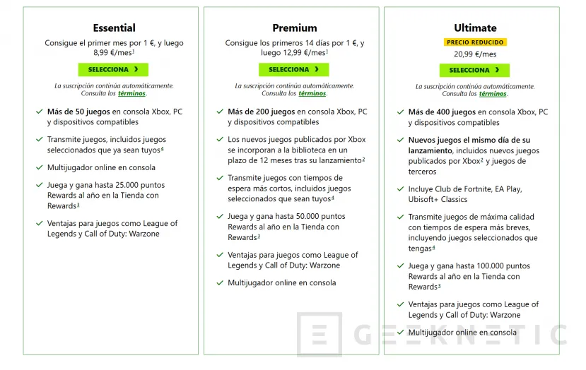 Geeknetic Microsoft reduce el precio de Game Pass pero elimina lanzamientos día uno de Call of Duty 1