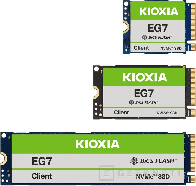 Geeknetic Los KIOXIA EG7 prometen rendimiento tipo TLC con menor coste gracias a la tecnología QLC 1