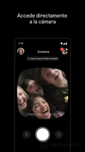 Geeknetic Instagram prueba Instants, una nueva app para compartir fotos temporales y sin editar con amigos 1