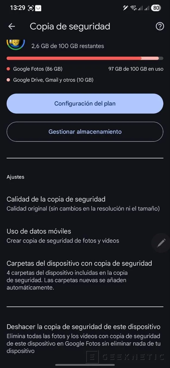 Geeknetic Cómo hacer una copia de seguridad completa de forma manual y automática en Android 9
