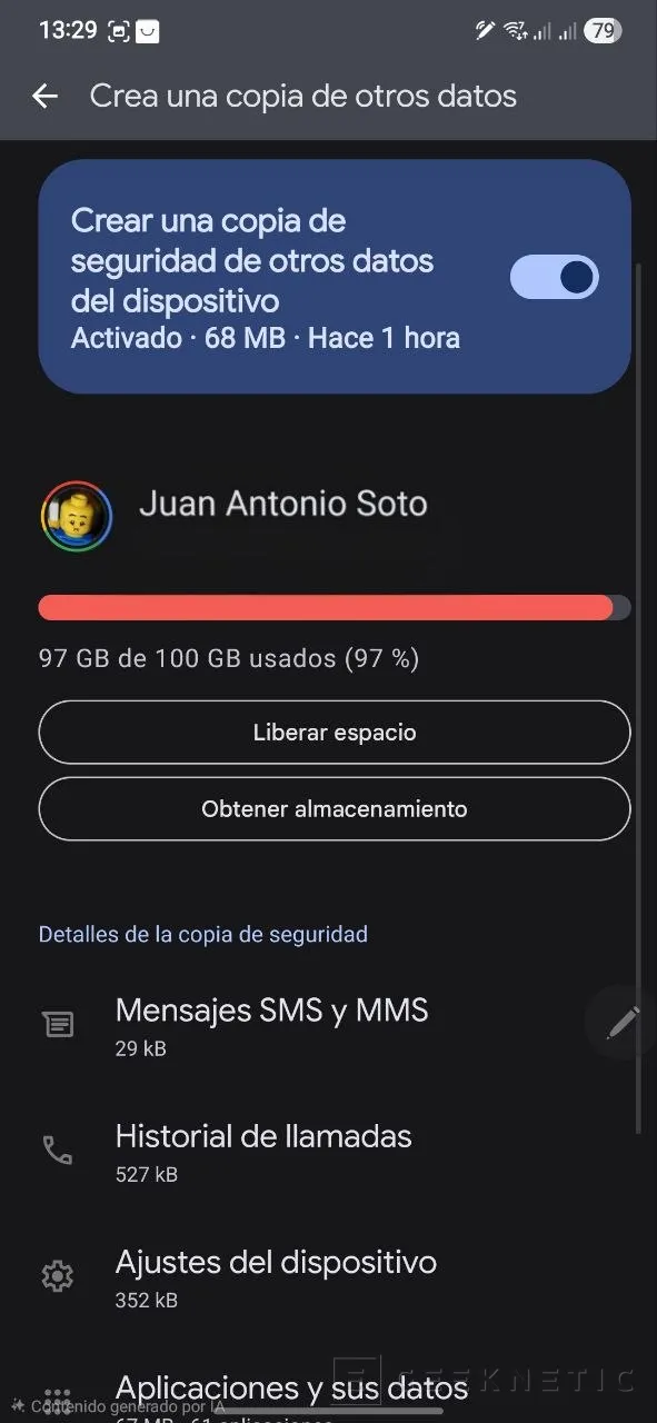 Geeknetic Cómo hacer una copia de seguridad completa de forma manual y automática en Android 10