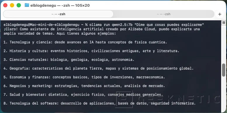 Geeknetic Mac Mini M4 e IA local: Qué puedes hacer (y qué no deberías intentar) 8
