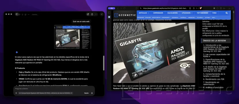 Geeknetic Probamos la app de Gemini para macOS: la IA que analiza tu pantalla y se integra en el escritorio 7
