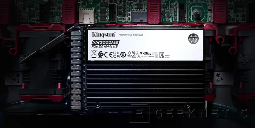 Geeknetic Kingston DC3000ME: SSD PCIe 5.0 U.2 de hasta 30,72 TB y protección PLP con condensadores para evitar fallos ante pérdidas de energía 1