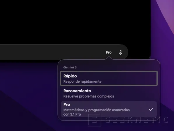Geeknetic Probamos la app de Gemini para macOS: la IA que analiza tu pantalla y se integra en el escritorio 2
