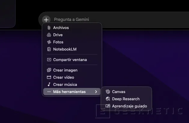 Geeknetic Probamos la app de Gemini para macOS: la IA que analiza tu pantalla y se integra en el escritorio 4