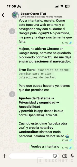 Geeknetic Le damos el control del PC a una IA agéntica para que trabaje por nosotros: cómo configurar OpenClaw 28