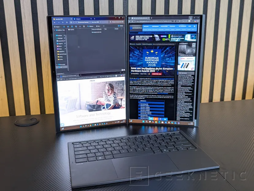 Geeknetic ASUS Zenbook Duo UX8407 Review: dos pantallas OLED y 11 horas de autonomía en el mejor ultrabook del mercado 16