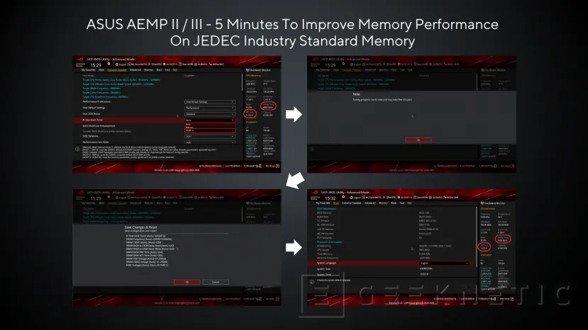 Geeknetic ASUS AEMP III mejora la compatibilidad de memoria DDR5 mixta sin perfiles XMP ni EXPO 3