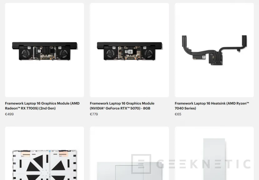Geeknetic Framework Laptop 16 recibe la RTX 5070 de 12 GB con un fuerte incremento de precio 2