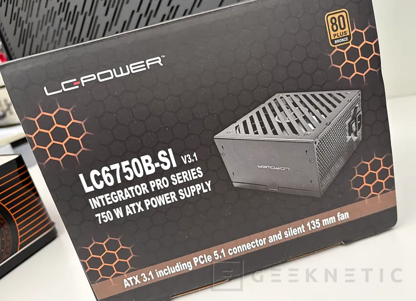 Geeknetic LC-POWER LC6750B-SI V3.1 750W Plus Bronze Review: combina ATX 3.1 y conector 12V-2x6 por menos de 80 euros 1