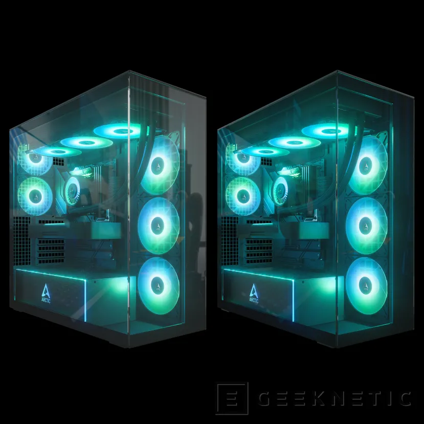 Geeknetic La nueva Arctic Xtender Black llega con panel de cristal templado transparente y descuento del 25% 2
