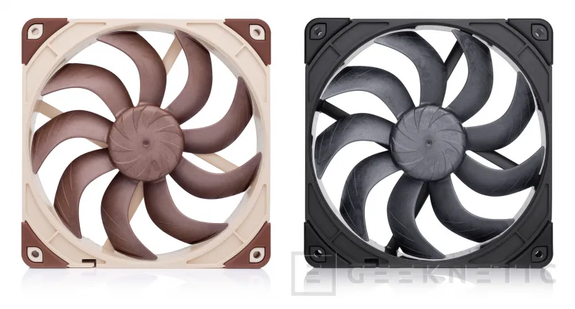 Geeknetic Los ventiladores negros de Noctua no son solo estética: así afectan los pigmentos a su fabricación 1