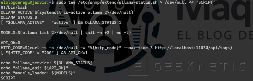 Geeknetic LibreNMS + Ollama: Monitorización completa de tu nodo de IA local en Ubuntu 24.04 6
