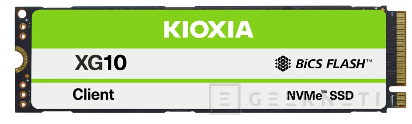 Geeknetic Kioxia anuncia los SSD XG10 para OEM con PCIe 5.0: hasta 14.000 MB/s en lectura y el doble de rendimiento que su generación anterior 1