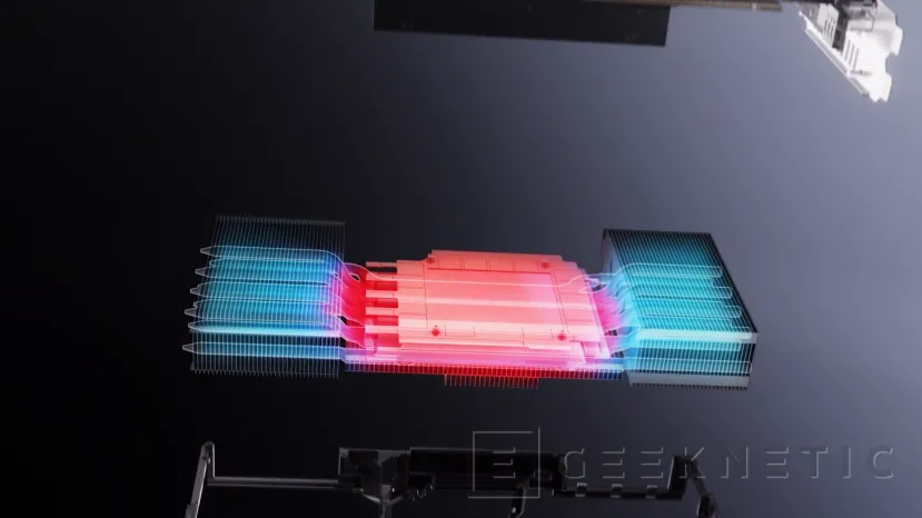 Geeknetic La ASUS ProArt RTX 5090 aparece con cámara de vapor, metal líquido y un diseño un 27 % más delgado 4