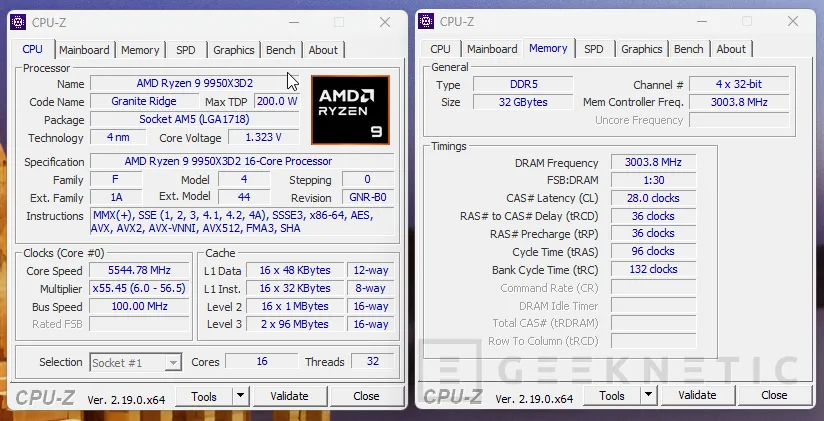 Geeknetic AMD Ryzen 9 9950X3D2 Dual Edition Review: el primer procesador de AMD en integrar 3D V-Cache en sus dos CCDs de 8 núcleos 10