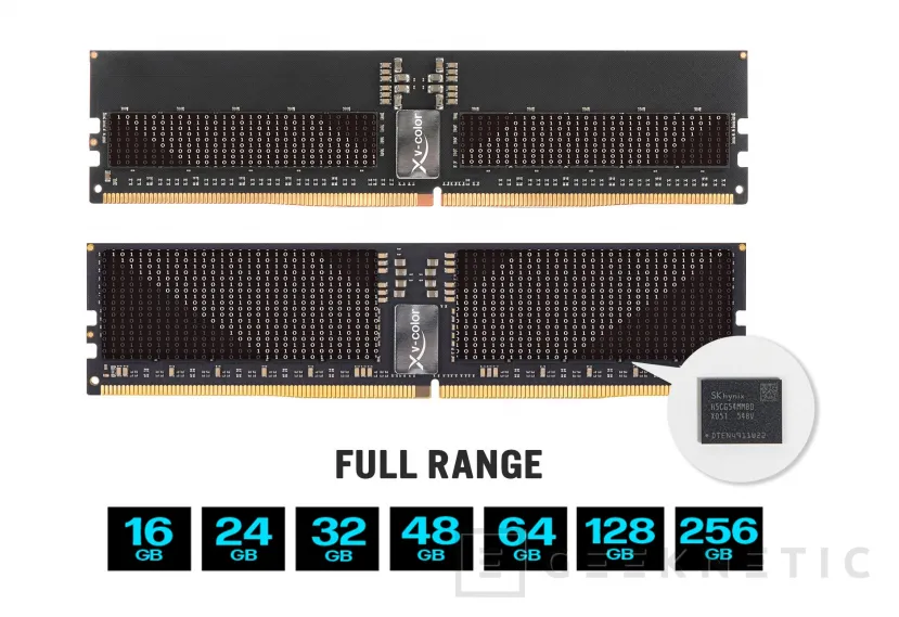 Geeknetic V-Color anuncia memorias RDIMM DDR5 de hasta 9.600 MT/s para Intel W890 y Xeon 6 1