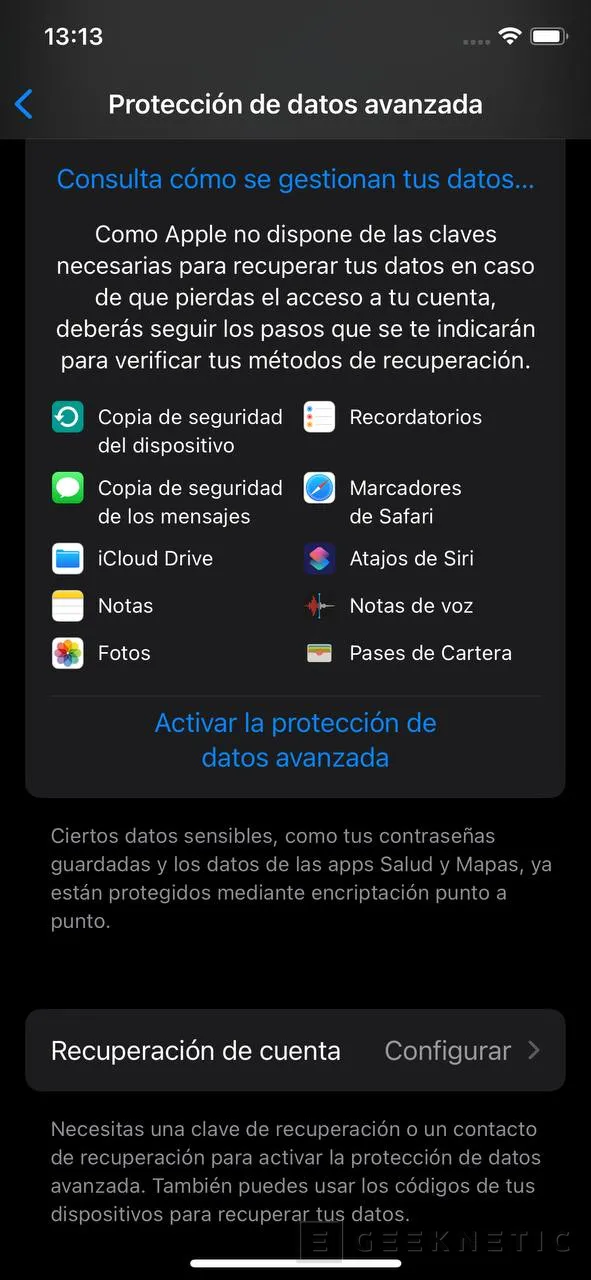Geeknetic Cómo hacer una copia de seguridad o sincronizar los datos en iCloud con tu Apple iPhone 6