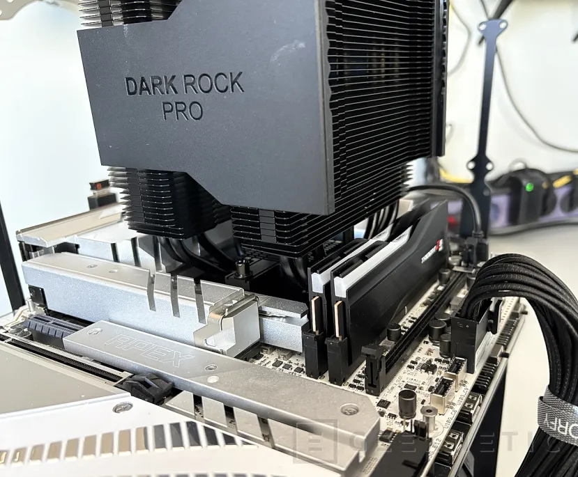 Geeknetic be quiet! Dark Rock Pro 6 Review: 300W de potencia, parada completa de ventiladores al 40% PWM 14