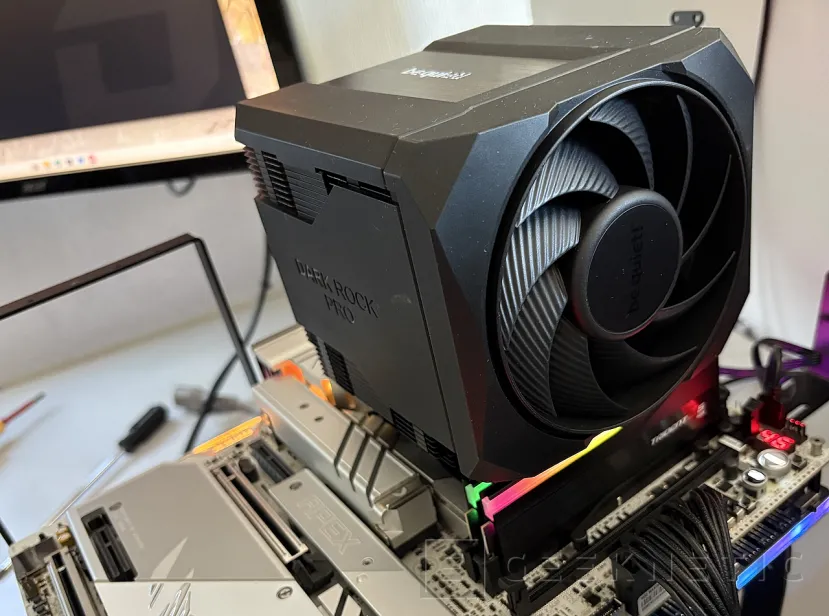 Geeknetic be quiet! Dark Rock Pro 6 Review: 300W de potencia, parada completa de ventiladores al 40% PWM 17