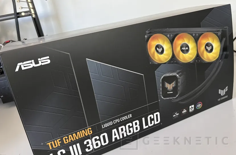 Geeknetic ASUS TUF Gaming LC III 360 ARGB LCD: Review: 360mm, ARGB, Ventiladores de alta presión estática y pantalla LCD 1