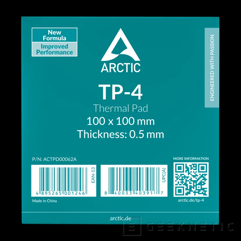 Geeknetic Arctic renueva sus thermal pads con las nuevas TP-4 para GPU, RAM y portátiles 3