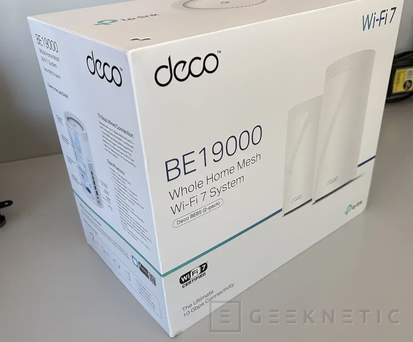 Geeknetic TP-Link Deco BE85 Wi-Fi 7 BE19000 Review: combina lo mejor de Wi-Fi 7 sumando 10GbE, fibra y una potencia de proceso única 1