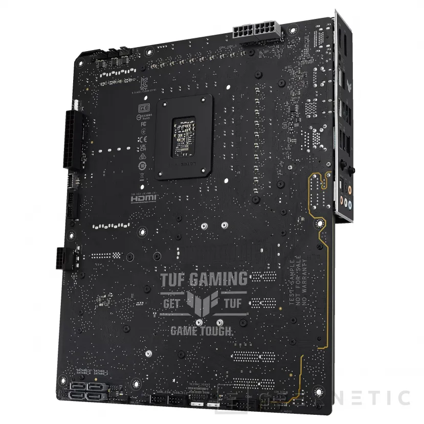 Geeknetic ASUS confirma la placa base TUF Gaming Z890-BTF WIFI7 con cuatro ranuras M.2 y conectores ocultos para Intel Core Ultra 200 2