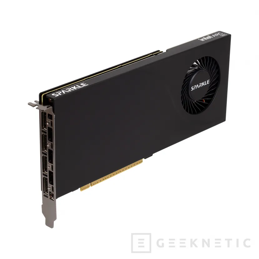 Geeknetic Sparkle lanza la Intel Arc Pro B50 en formato blower de un solo slot con DisplayPort 2.1 y solo 72 W de consumo 2