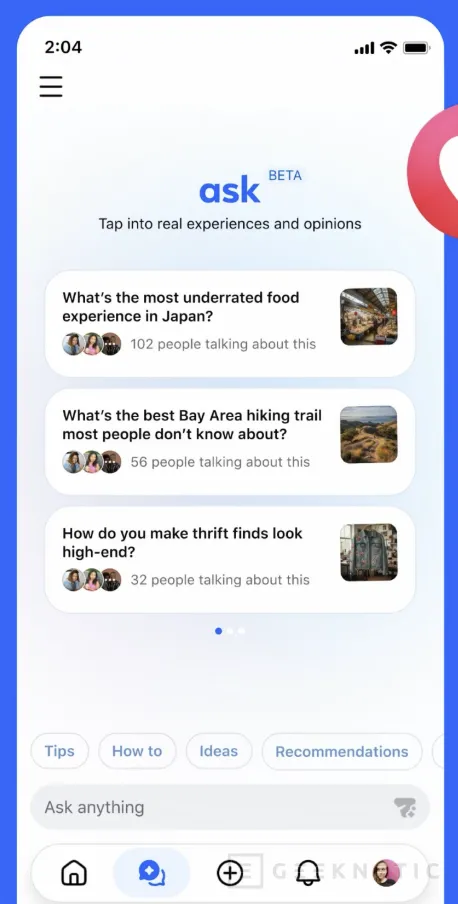 Geeknetic Meta prueba Forum, una app separada para Grupos de Facebook que recupera la lógica del foro en plena era de la IA 2